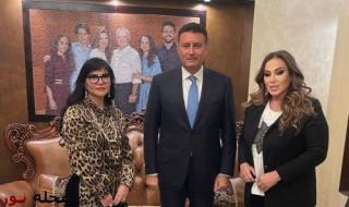 مؤسسة السوسن العالمية تزور سعادة السيد أحمد الصفدي