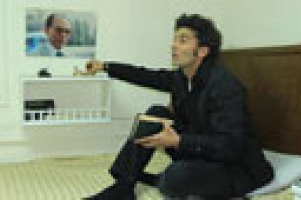 صورة: خالد النبوي في "صومعة" الدكتور مصطفى محمود