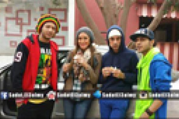 بالفيديو: أمينة خليل تشارك فيفتي والسادات في "المهرجان"