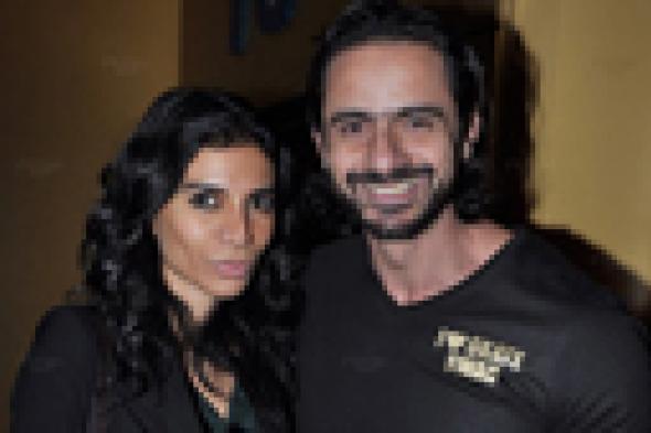 صورة: عمرو مهدي وزوجته في ضيافة "خطة جيمي"