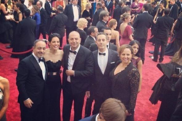 صناع الفيلم الفلسطيني "عمر" على سجادة الأوسكار