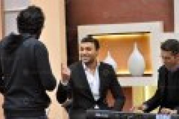 بالصور: كواليس لقاء عمرو الليثي ورامي صبري في "بوضوح"