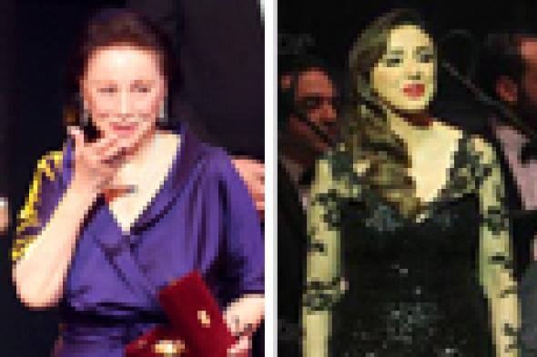 صورة: أنغام في قمة السعادة بسبب كلمة واحدة من فاتن حمامة