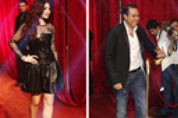 بالصور: هيفاء وهبي وحكيم يطلقان برنامج "شكلك مش غريب" من بيروت