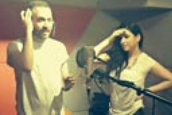 بالصور والفيديو: مروة نصر وكريم محسن في كواليس أغنية "مين ده اللي رافضني"