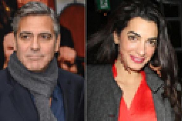 جورج كلوني يخطب بريطانية من أصل لبناني