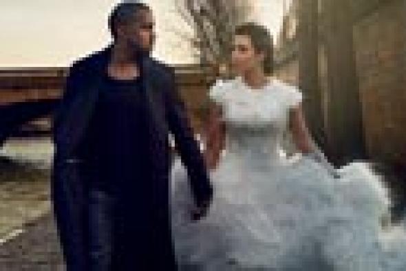 رسميا.. زواج كيم كاردشيان وكاني ويست في إيطاليا