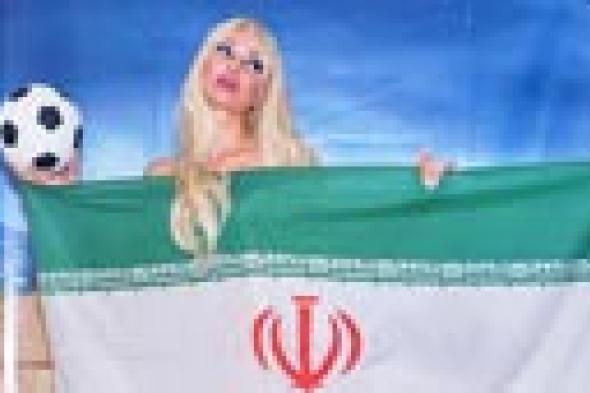 صورة: هكذا دعمت اللبنانية ميريام كلينك إيران في المونديال