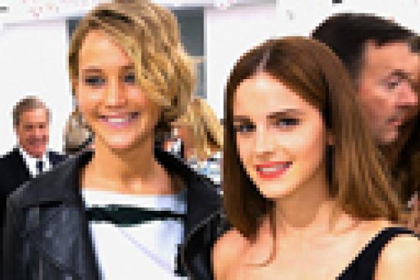 بالصور: إيما واتسون أحدث ضحايا مقالب جينيفر لورانس!