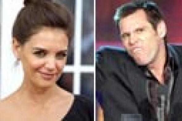 صورة: كاتي هولمز بـ "وجه مطاطي" مثل جيم كاري!