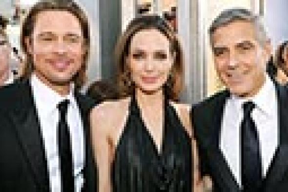 جورج كلوني أول المهنئين لبراد بيت وأنجلينا جولي على زواجهما