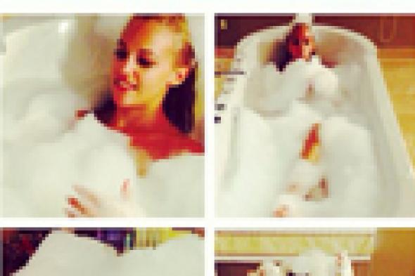 صورة: ميريام أوزرلي تصدم جمهورها بصورتها وهي تستحم!