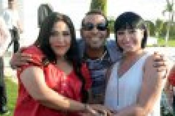 بالصور: سعد الصغير يحتفل بألبومه الجديد مع صناع "عمر وسلوى"