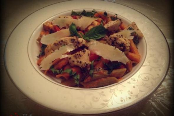 Italiano Penne Chicken Cacciatore .. طبق إيطالي مبتكر و جديد
