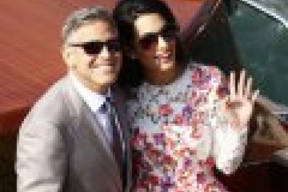 بالصور: جورج كلوني وأمل علم الدين في أول ظهور لهما بعد الزواج