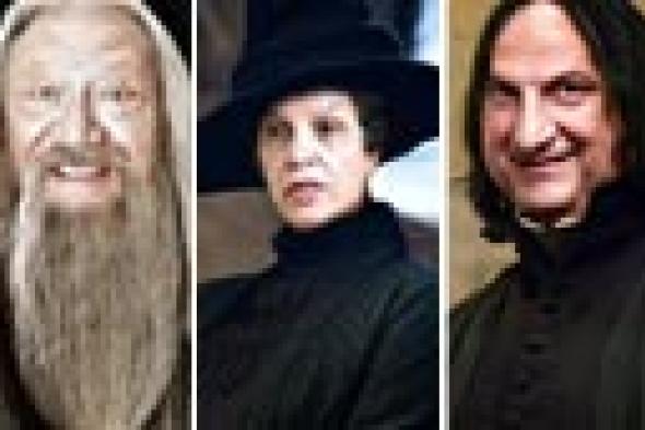 بالصور- الفخراني والصاوي وشريف منير يجسدون شخصيات "هاري بوتر"!