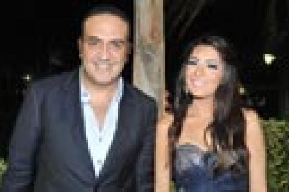 بالصور- خالد سرحان يحتفل بخطوبته وسط الفنانين ورجال السياسة والإعلام