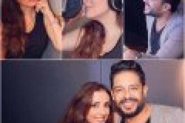 بالصور: أنغام تسجل أغنية جديدة من ألحان حماقي