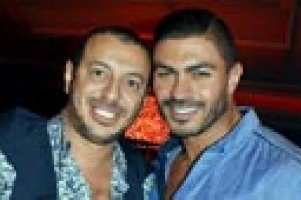 بالصور- مصطفى شعبان وسيرين عبد النور ونجلاء بدر في عيد ميلاد خالد سليم الـ 39