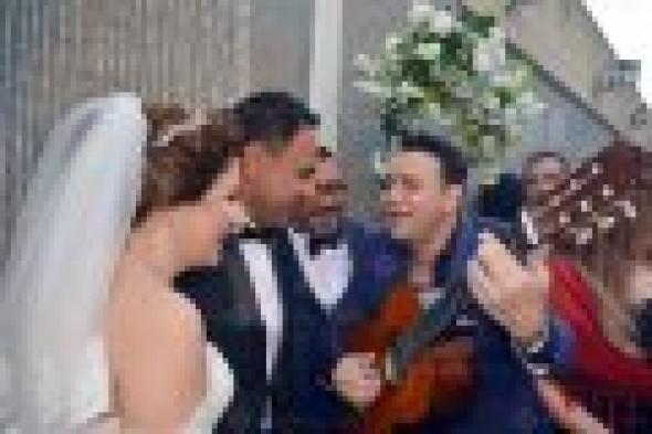 بالصور.. سميرة سعيد ومصطفى قمر وحميد الشاعري أبرز ضيوف حفل زفاف  أمير محروس