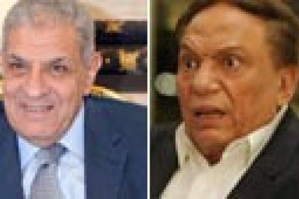 بالفيديو- عادل إمام مداعبا إبراهيم محلب: "احنا محتاجين تبعدوا عننا"