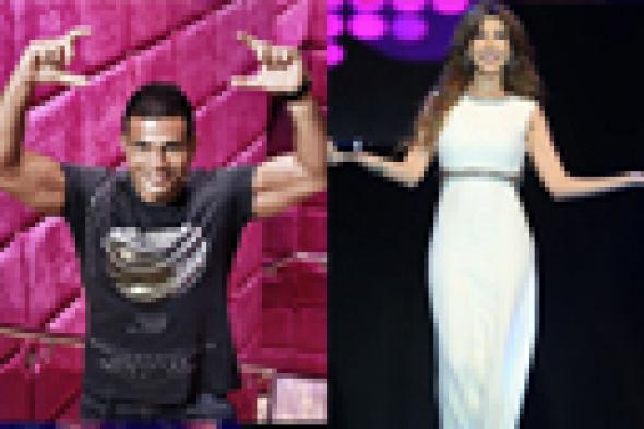 صورة- نانسي عجرم تعرب عن فخرها بلقاء عمرو دياب
