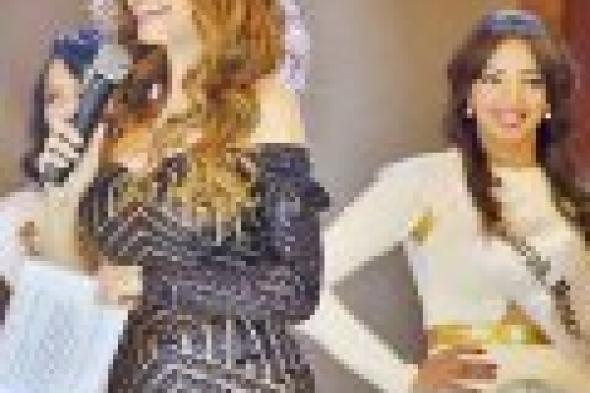 بالصور: نسمة ممدوح تتألق في حفل تتويج ملكة جمال العرب