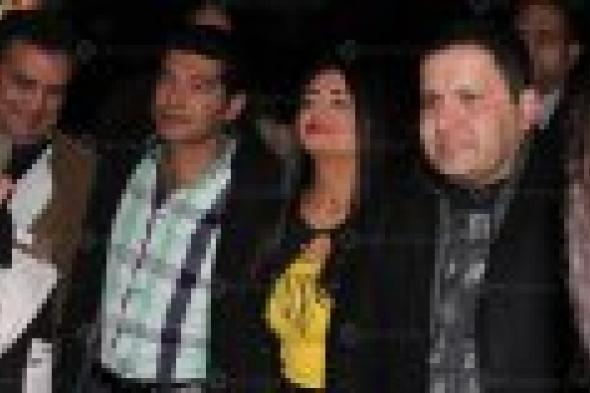 بالصور: باسم سمرة وإدوارد يحتفلان بالعرض الخاص لـ"الدنيا مقلوبة"