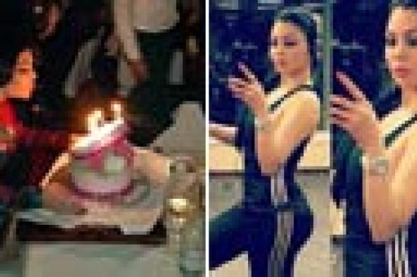 مفاجأة- كل هذه الحلوى تأكلها هيفاء وتحافظ على رشاقتها.. والسر؟