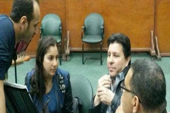 بالصور : ياسمينا و هاني شاكر يستعدان لأغنيتهما في ( ليالي التلفزيون )