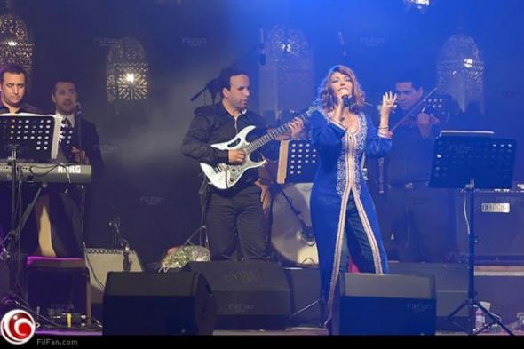 بالصور- سميرة سعيد بالقفطان المغربي في "ليالي مازاغان"