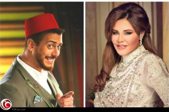 صورة- أحلام تدعم الطرب المغربي سعد المجرد