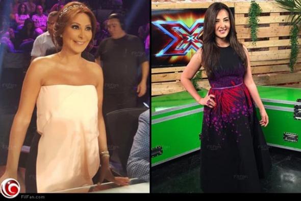 شرطة الموضة- منافسة أزياء عالمية بين إليسا ودنيا سمير غانم في نصف نهائي The XFactor