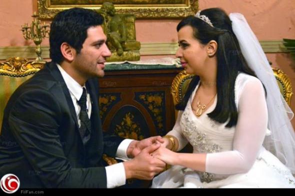 بالصور- كلاكيت ثاني مرة.. زواج #حسن_الرداد و#إيمي_سمير_غانم