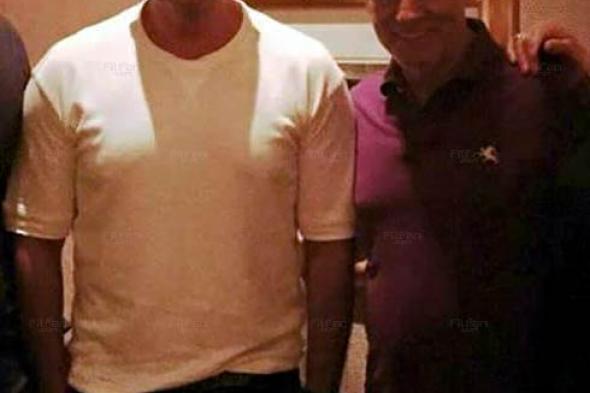 عمرو دياب يؤازر الزمالك بصورة مع المدير الفني