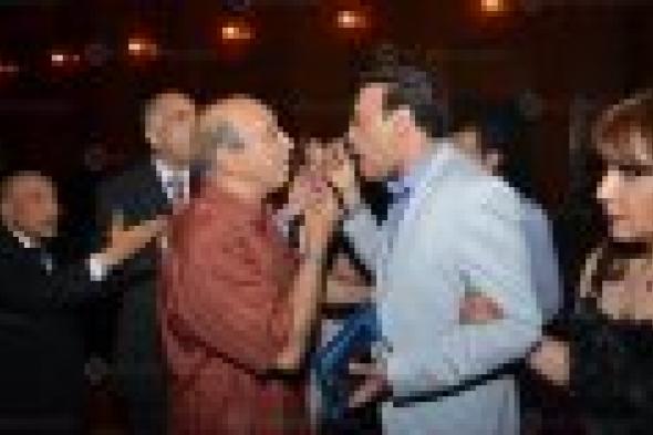 بالصور: مشادة بين "الغيطي" و"جينا نجيب الريحاني" في احتفالية تكريم والدها