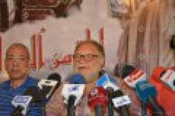 بالصور:  يحيى الفخراني ومحمد محسن في المؤتمر الخاص بمسرحية "ليلة من ألف ليلة وليلة"​