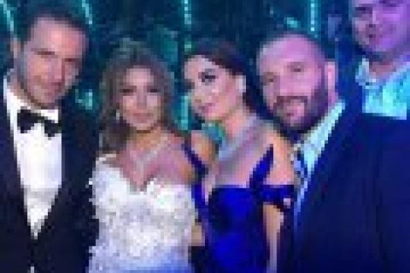 بالصور: حفل زفاف أمل بوشوشة على رجل الأعمال وليد عواضة