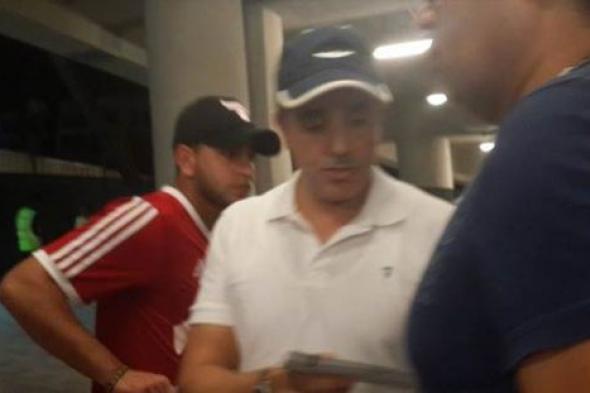 صورة- صابر الرباعي في المدرجات لمشاهدة السوبر المصري بين الأهلي والزمالك