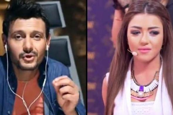 صورة- رامز جلال يحمل سارة سلامة في كواليس فيلمهما الجديد