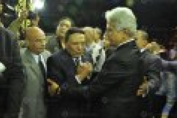 بالصور.. نجوم الفن واﻹعلام في عزاء والدة اﻹعلامي وائل اﻹبراشي