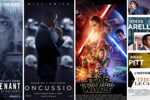 بالفيديو- أفلام ديسمبر 2015: ليوناردو دي كابريو في مواجهة Star Wars!