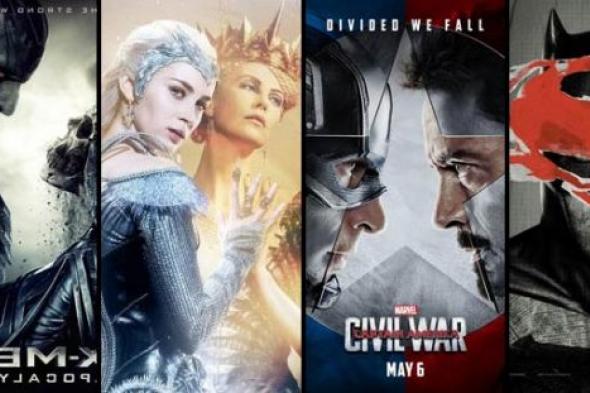 بالفيديو- 26 جزءً جديدا لا تفوت مشاهدتهم على شاشة السينما خلال 2016