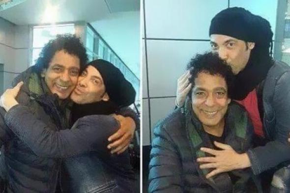 صورة- موجة سخرية من صورة سعد الصغير مع محمد منير.. والسبب الحجاب!