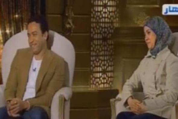 بالفيديو- زوجة سامح حسين في أول ظهور إعلامي: سامح شخص جاد جدا عكس أدواره