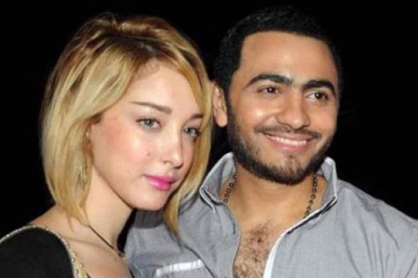صورة- تامر حسني وزوجته يشاركان في أكبر حملة للتبرع بالدم