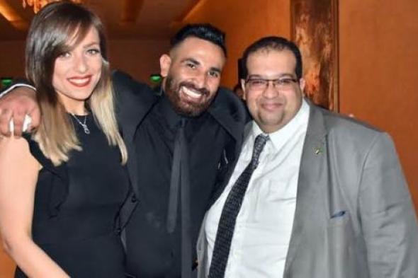 الظهور الأول لريم البارودي وأحمد سعد بعد فسخ خطوبتهما في حضور عمرو دياب.. فهل عادا سويا من جديد؟