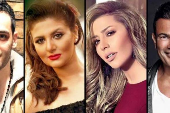 نظرة على ألبومات عمرو دياب وجنات ورامي جمال وشذى