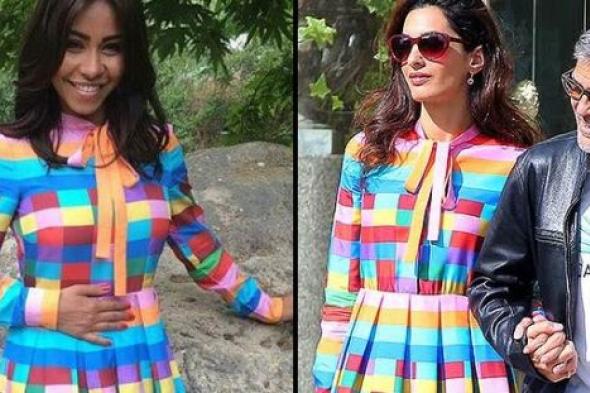 صورة- شيرين عبد الوهاب تسبق أمل كلوني في هذه الإطلالة