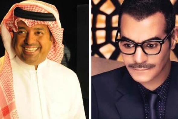 راشد الماجد يغني مع رابح صقر في نهائي كأس خادم الحرمين الشريفين